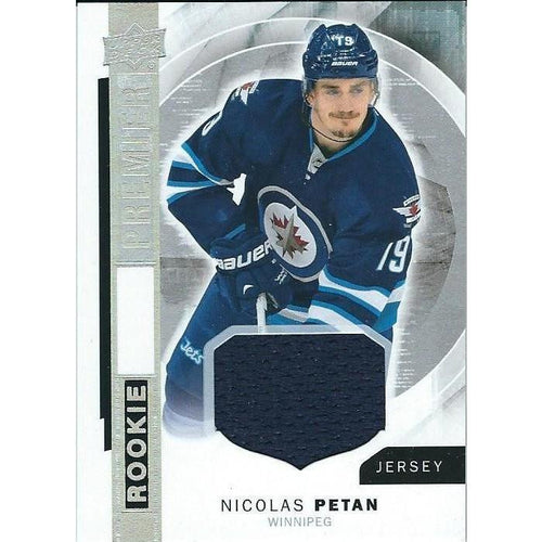 2015-16 Upper Deck Premier Nicolas Petan Rookie Jersey BB WPG