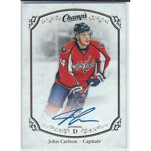 2015-16 Upper Deck Champ's John Carlson Autograph #40 WSH