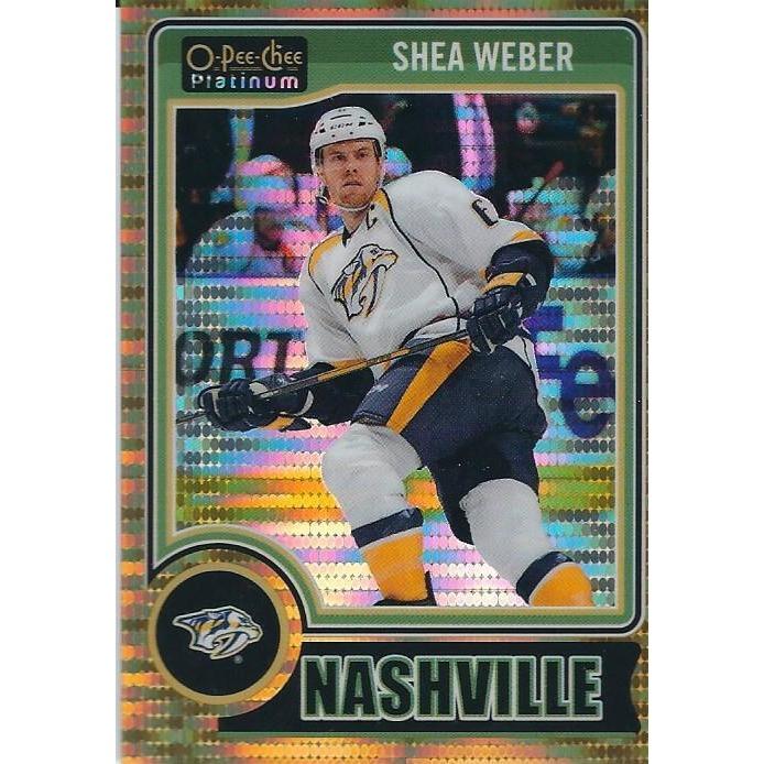 2014-15 OPC O-Pee-Chee Platinum Shea Weber Sesimic Gold /50 #110 NSH
