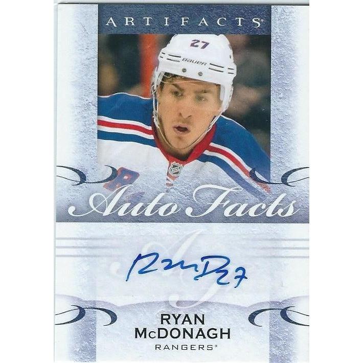 2014-15 Upper Deck Artifacts Ryan McDonagh Autofacts Autograph SP NYR