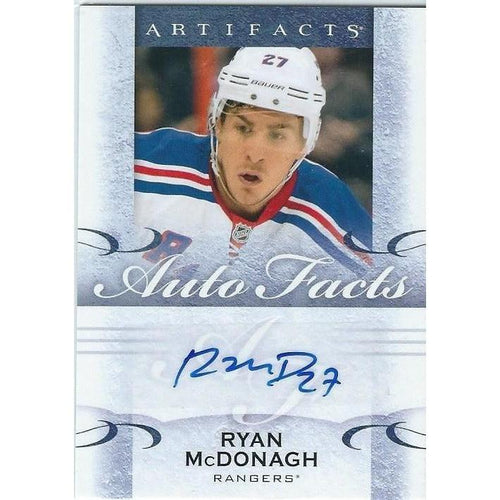 2014-15 Upper Deck Artifacts Ryan McDonagh Autofacts Autograph SP NYR