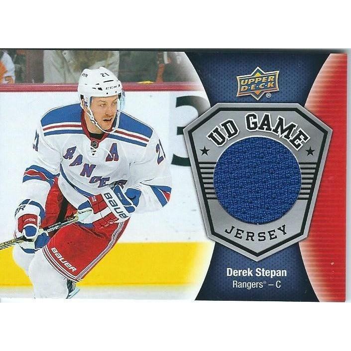 2016-17 Upper Deck Derek Stepan Game Jersey BB NYR