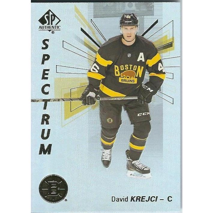 2016-17 SP Authentic David Krejci Spectrum Bounty #S-17 BOS