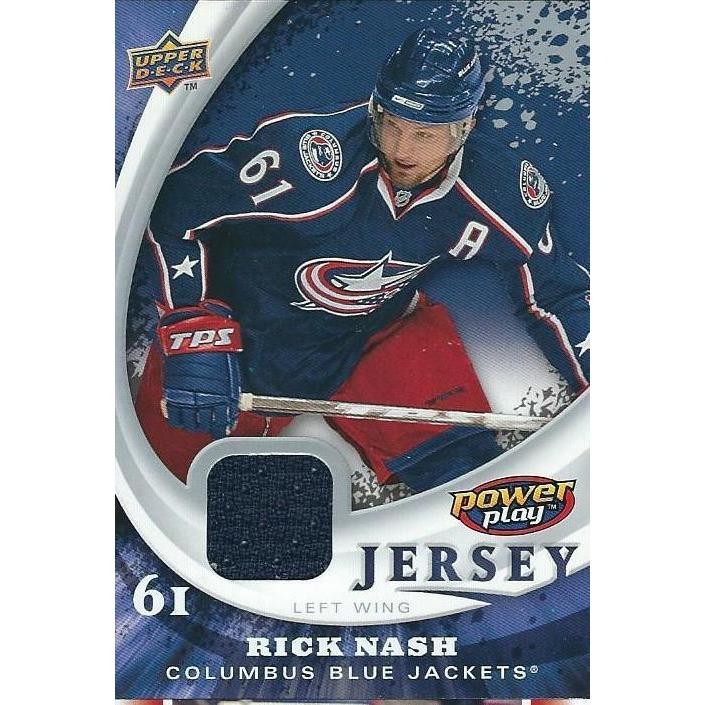 2008-09 Upper Deck Powerplay Rick Nash Jersey BB CLB