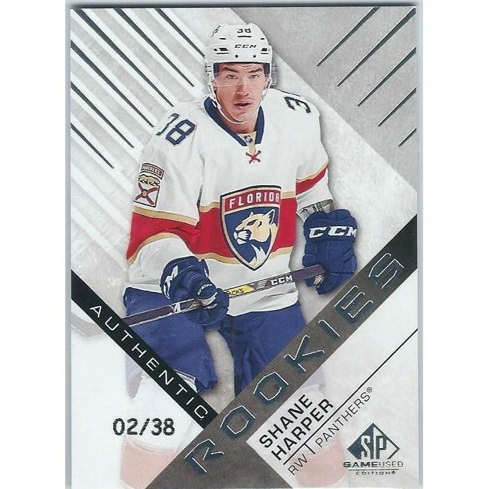 2016-17 SP Game Used Shane Harper Authentic Rookies True Rookie /38 FLA