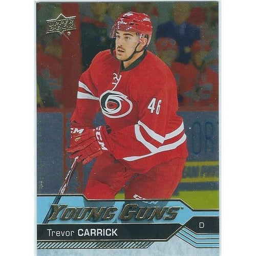 2016-17 Upper Deck Trevor Carrick Silver Foil Young Guns Rookie ePack Exclusive #230 CAR