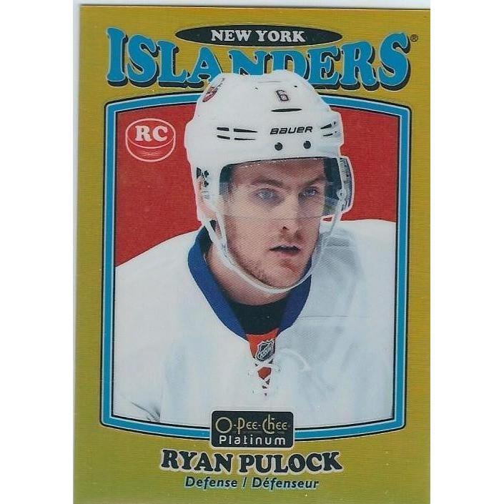 2016-17 OPC O-Pee-Chee Platinum Ryan Pulock Gold Rainbow Rookie /149 NYI