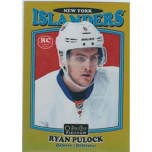 2016-17 OPC O-Pee-Chee Platinum Ryan Pulock Gold Rainbow Rookie /149 NYI