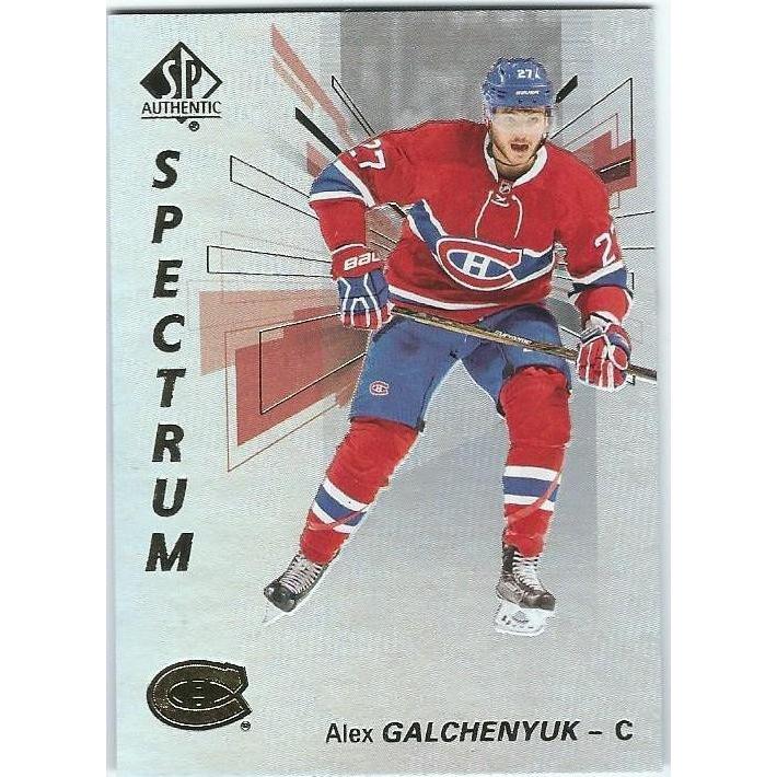 2016-17 SP Authentic Alex Galchenyuk Spectrum Bounty #S-38 MTL