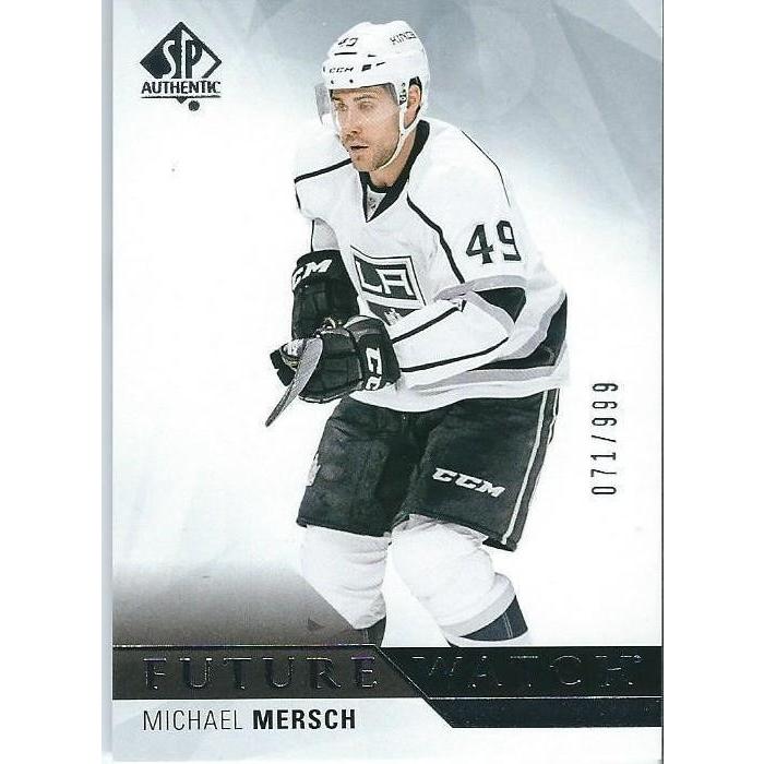 2015-16 SP Authentic Michael Mersch Future Watch Rookie /999 LAK