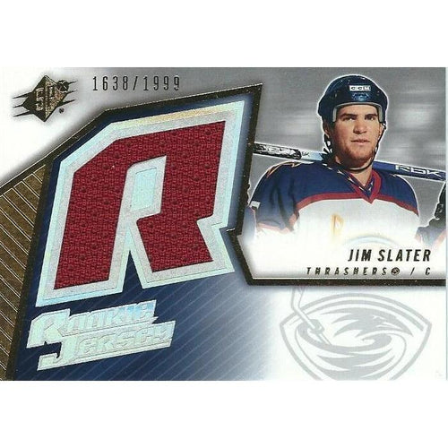 2005-06 Upper Deck SPx Jim Slater Rookie Jersey /1999 #143 BB WPG