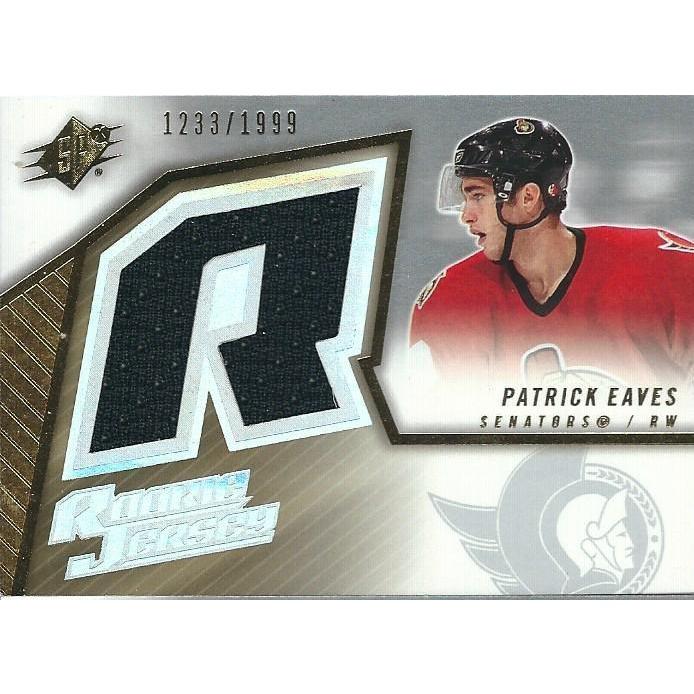 2005-06 Upper Deck SPx Patrick Eaves Rookie Jersey /1999 #149 OTT
