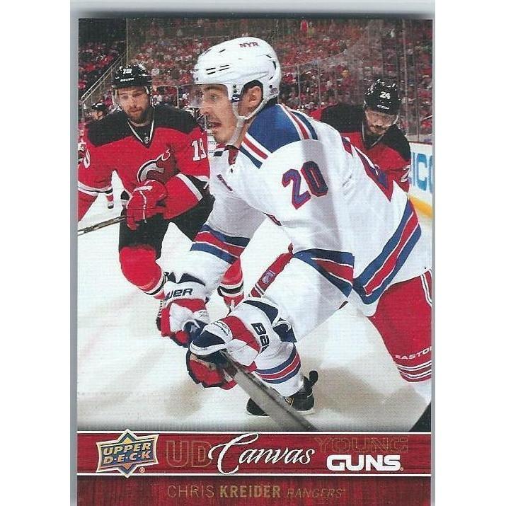 2012-13 Upper Deck Chris Kreider Young Guns Canvas Rookie #C110 NYR