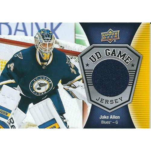 2016-17 Upper Deck Jake Allen Game Jersey BB STL