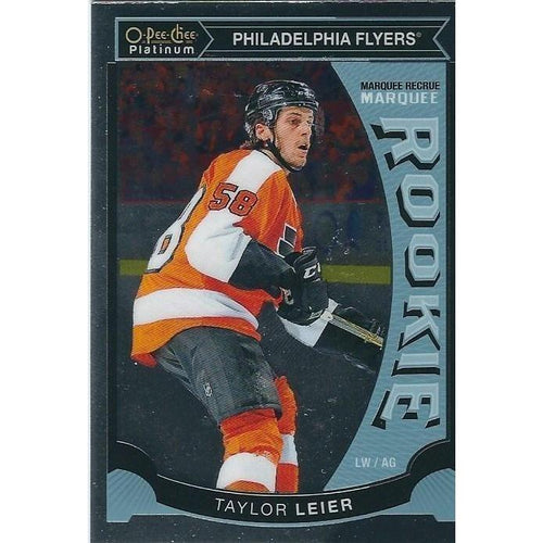 2015-16 OPC O-Pee-Chee Platinum Taylor Leier Marquee Rookie #M8 PHI