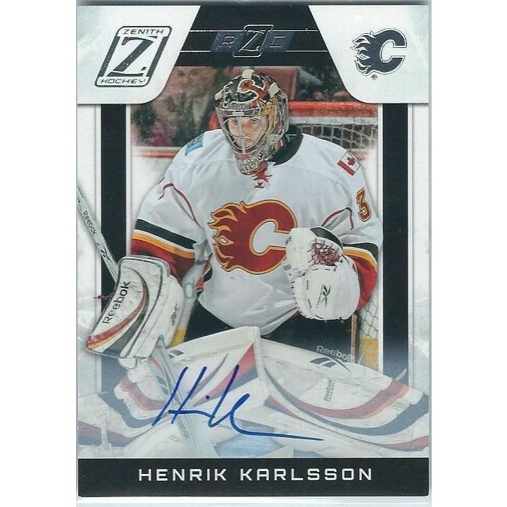 2010-11 Panini Zenith Henrik Karlsson Rookie Autograph /999 #205 BB CGY