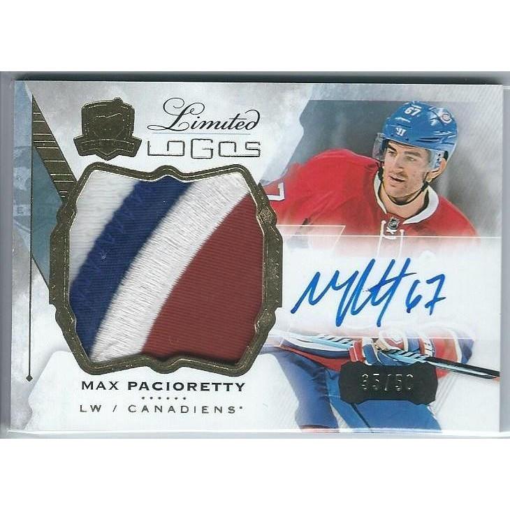 2015-16 Upper Deck The Cup Max Pacioretty Limited Logos Patch Autograph /50 MTL
