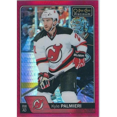 2016-17 OPC O-Pee-Chee Platinum Kyle Palmieri Red Prism /199 NJD