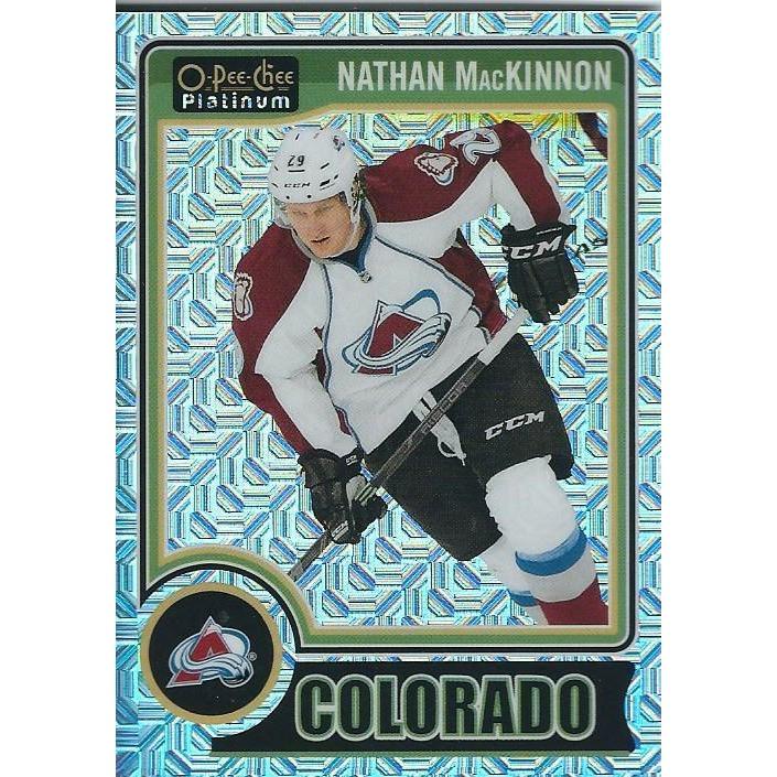 2014-15 OPC O-Pee-Chee Platinum Nathan Mackinnon Traxx #20 COL