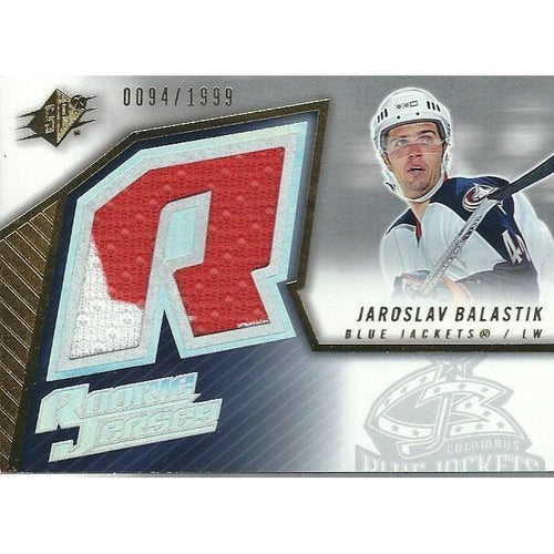 2005-06 Upper Deck SPx Jaroslav Balastik Rookie Jersey /1999 #134 BB CLB