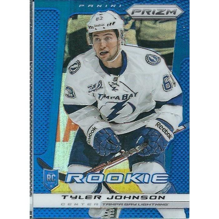 2013-14 Panini Prizm Tyler Johnson Blue Pulsar Rookie Wal-Mart Exclusive #287 TBL