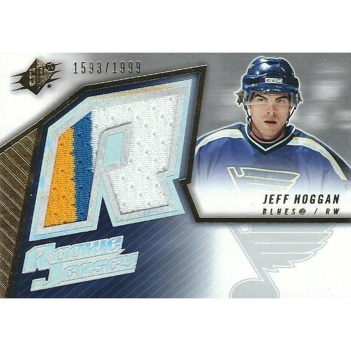 2005-06 Upper Deck SPx Jeff Hogan Rookie Jersey /1999 #136 BB STL