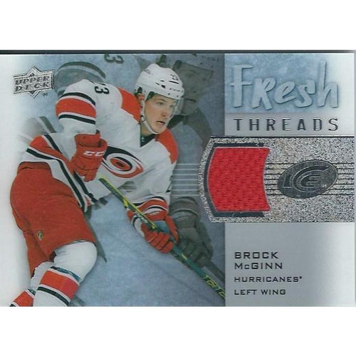 2015-16 Upper Deck Ice Brock McGinn Fresh Threads Rookie Jersey BB CAR