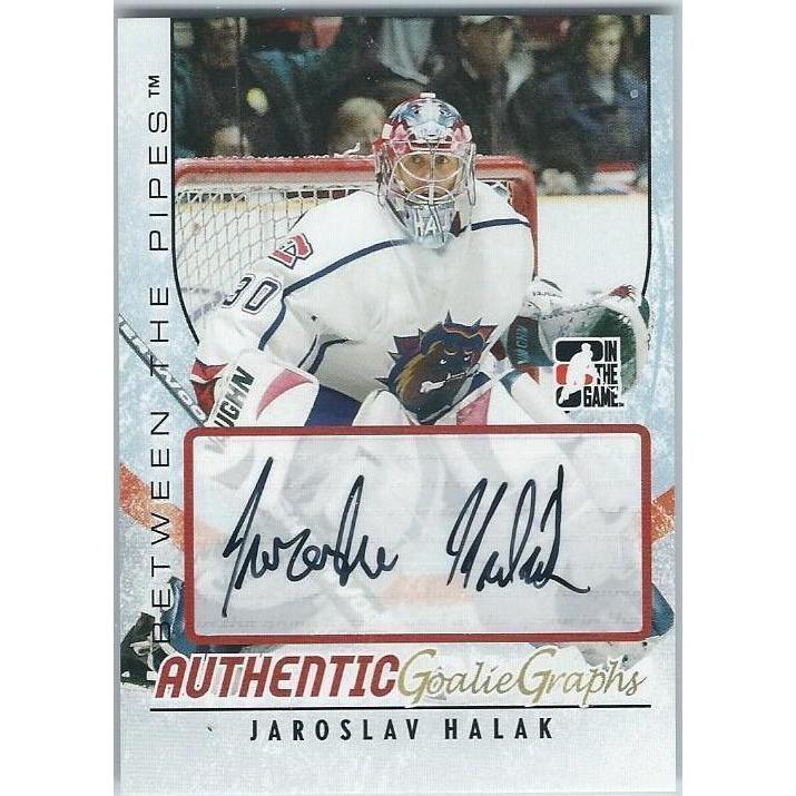 2007-08 ITG BTP Between The Pipes Jaroslav Halak Autograph NYI