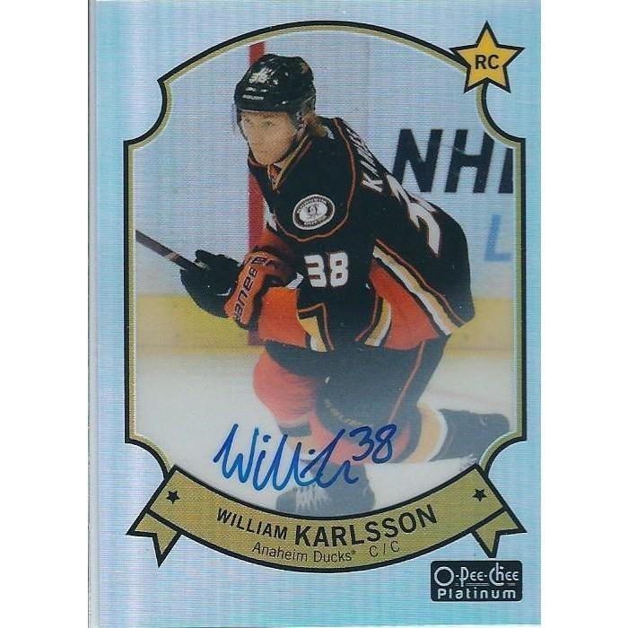 2014-15 OPC O-Pee-Chee Platinum William Karlsson Retro Rookie Autograph VGK