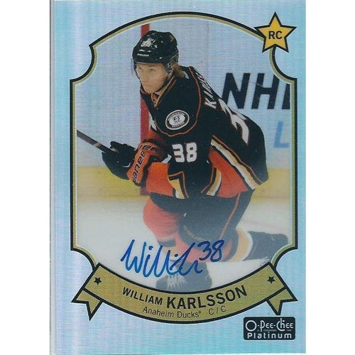 2014-15 OPC O-Pee-Chee Platinum William Karlsson Retro Rookie Autograph VGK
