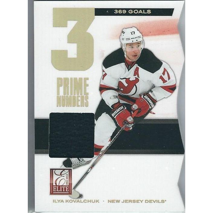 2011-12 Panini Elite Ilya Kovalchuk Prime Numbers Jersey /369 BB NJD