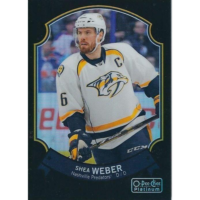 2014-15 OPC O-Pee-Chee Platinum Shea Weber Black Rainbow /100 #14 NSH