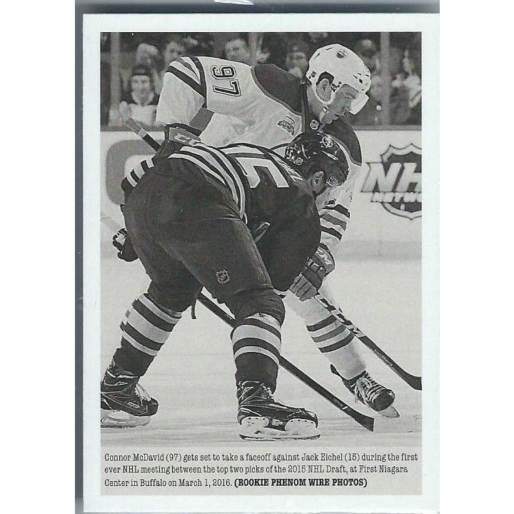 2015-16 Upper Deck Portfolio Connor McDavid Wire Photo Rookie SP EDM