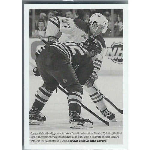 2015-16 Upper Deck Portfolio Connor McDavid Wire Photo Rookie SP EDM