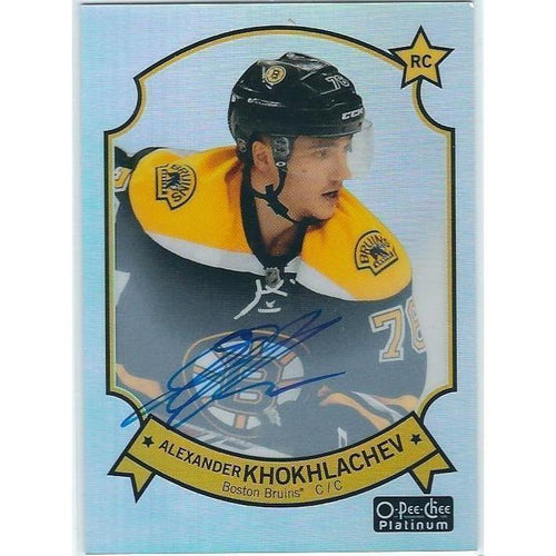 2014-15 OPC O-Pee-Chee Platinum Alexander Khokhlachev Retro Rookie Autograph BOS