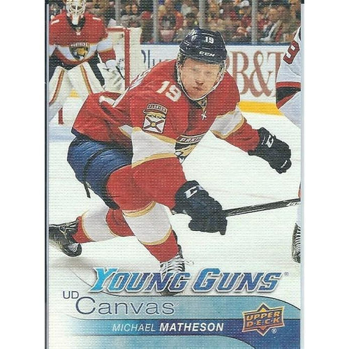 2016-17 Upper Deck Michael Matheson Canvas Young Guns Rookie #C102 FLA