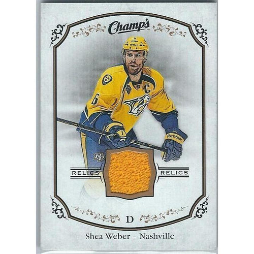 2015-16 Upper Deck Champ's Shea Weber Jersey BB NSH