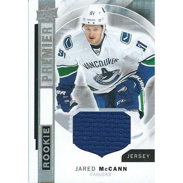 2015-16 Upper Deck Premier Jared McCann Rookie Jersey BB VAN