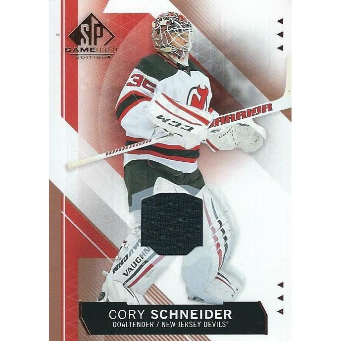 2015-16 SPGU SP Game Used Cory Schneider Jersey BB NJD
