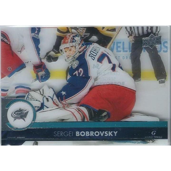 2017-18 Upper Deck Sergei Bobrovsky Clear Cut Acetate #54 CLB