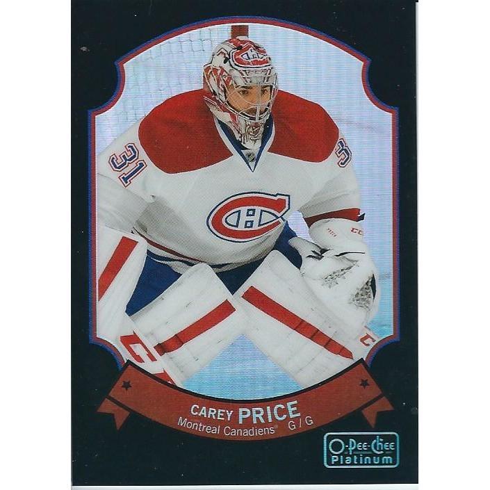 2014-15 OPC O-Pee-Chee Platinum Carey Price Black Rainbow /100 #28 MTL