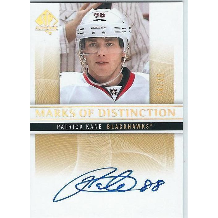 2012-13 SP Authentic Patrick Kane Marks of Distinction Autograph /25 CHI