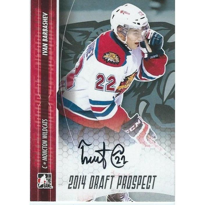 2014-15 ITG Draft Prospects Ivan Barbashev Autograph Silver /200 STL