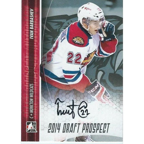 2014-15 ITG Draft Prospects Ivan Barbashev Autograph Silver /200 STL