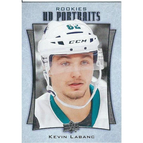 2016-17 Upper Deck Kevin Labanc Rookie Portraits #P-100 SJS