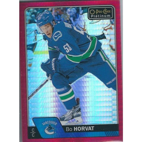 2016-17 OPC O-Pee-Chee Platinum Bo Horvat Red Prism /199 VAN