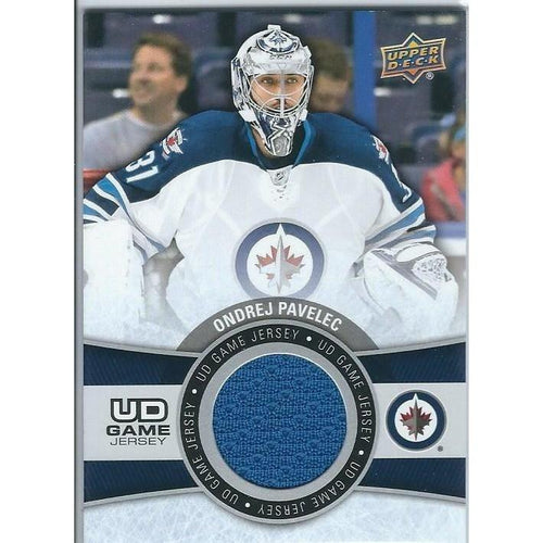2015-16 Upper Deck Ondrej Pavelec Game Jersey BB WPG