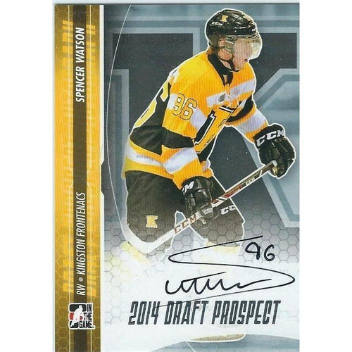2014-15 ITG Draft Prospects Spencer Watson Autograph Silver /200 BB LAK