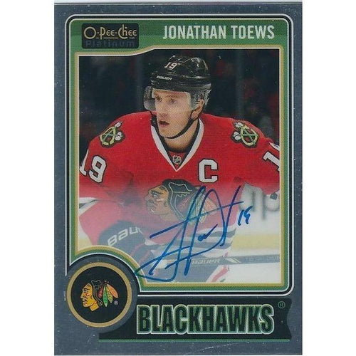 2014-15 OPC O-Pee-Chee Platinum Jonathan Toews Autograph CHI