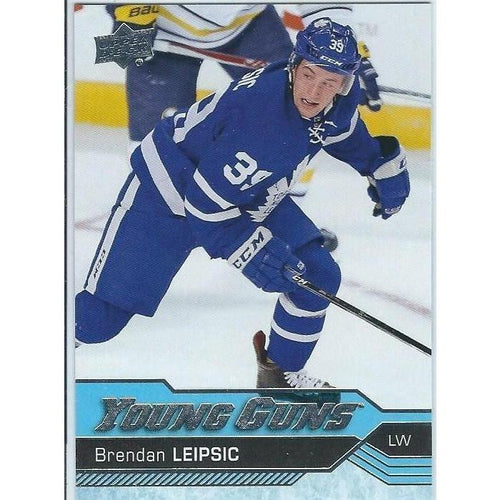 2016-17 Upper Deck Brendan Leipsic Young Guns Rookie #499 TOR
